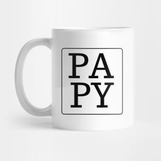 PAPY fathers day dad gift Mug